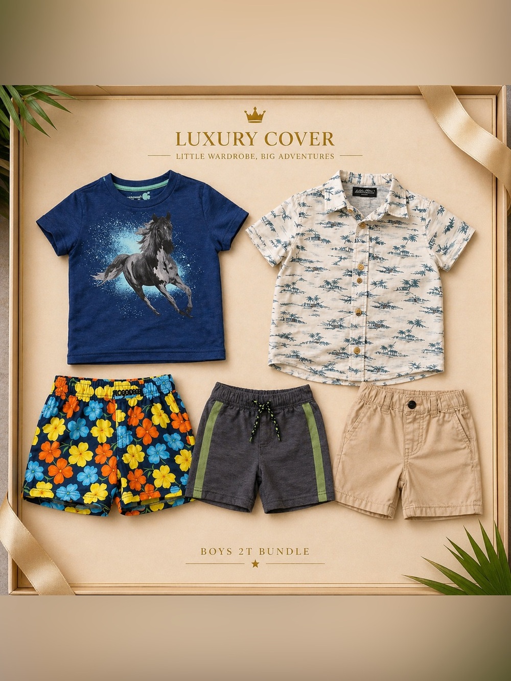 ✨Boys 2T Bundle |Carhartt NWT + Eddie Bauer + H&M |5 Pc Summer Set